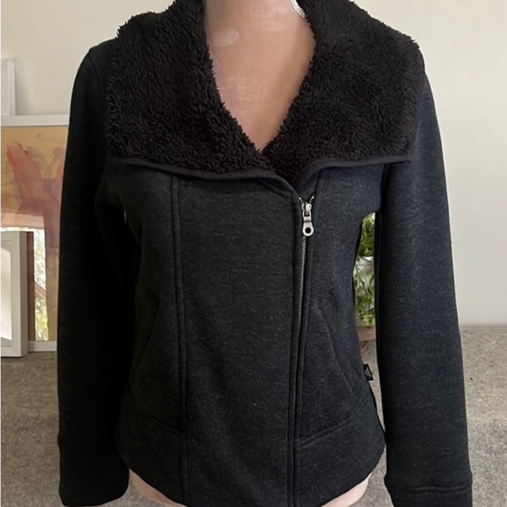 Prana fleece lined sweatshirt jacket. Sz M